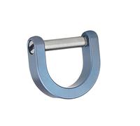 omiinitio Aleación mosquetón llavero gancho seguro para senderismo al aire libre escalada resistente a la corrosión viajes aleación indispensable mosquetón clip