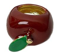 omiinitio Anillos de fresa de resina únicos/anillos de frutas coloridos anillos de dedo joyería ligera para mujeres de moda y fiestas ligera modernización, como se describe