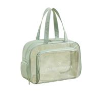 omiinitio Bolsa de Deporte Impermeable con Múltiples Compartimentos Almacenamiento de Zapatos Seco Mojado Separación PVC Bolso Viajes Playa Impermeable Fitness Bolsa de Viaje, verde