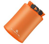 omiinitio bolsa impermeable para kayak rafting canoas senderismo camping bolsas secas bolsa seca impermeable ligero para canoas, Naranja brillante 3 l