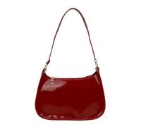 omiinitio Bolso De Hombro Contemporáneo Con Cremallera. Elegante Bolso De Hombro De Anexo De Cuero PU Para Mujeres. Cuero PU, a
