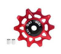 omiinitio Cadenas de aluminio ligero poleas de correa de guía versátil lavado de cadena de bicicleta reforzado la eficiencia de transmisión de corriente con alta eficiencia cadena procket de