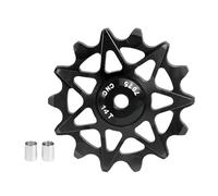 omiinitio Cadenas de aluminio ligero poleas de correa de guía versátil lavado de cadena de bicicleta reforzado la eficiencia de transmisión de corriente con alta eficiencia cadena procket de