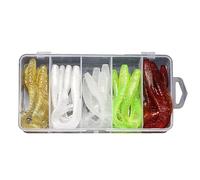 omiinitio Cola flexible Cebo Artificial Movimiento de natación natural para múltiples tipos de todas las condiciones del agua Set de señuelos de pesca portátil bolsa de almacenamiento