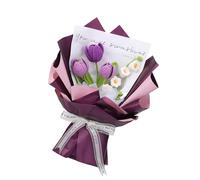 omiinitio Conjunto de ramo de ganchillo para adultos principiantes incluye instrucciones paso a paso gancho hilo marcador clip flores manualidades