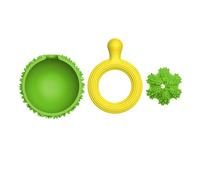 omiinitio Durian Bola de masticar para todas las razas para apoyar la salud y comer lentamente, dispensador de alimentos para caminar al aire libre, masticar salud, juguete masticable para mascotas