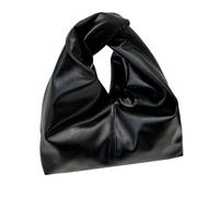 omiinitio Elegante axila bolsillo axila piezas para uso diario Práctica PU hombro hombro casual bolsa de compras citas o trabajo bolso de mujer, Negro