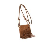 omiinitio Elegante Bolso De Hombro Para Mujer Con Diseño De Flecos Y Correa Ajustable. Bolsos Bandoleras Para Viajar Y Compras. Elegante Bolsa De Estilo Francés, marrón
