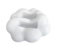 omiinitio Fácil Instalación Soporte Mando a Distancia Caja de Almacenamiento Nubes Tema Superficie Acolchada Universal Ajuste Moderno Diseño Para La Presentación De Accesorios Para El Hogar