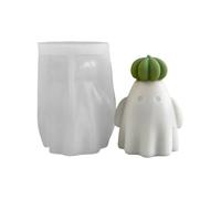 omiinitio Halloween Silicona Para Calabaza Fantasma Jabón Moldes Y Decoraciones Estacionales Juego de Fabricación de Velas de Calabaza