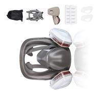 omiinitio Máscara de filtro de múltiples capas para una respiración segura en un entorno peligroso, soldadura de carpintería, color formaldehído