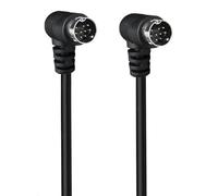 omiinitio S Cable de vídeo de 9 pines pequeño DIN cable para alta transmisión de audio y vídeo con cabezal recto/ángulo