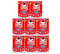 Omino Bianco - Aditivo para lavadora en total 5 acciones en 1 en polvo para ropa, quitamanchas e higienizante, 500 g x 8 unidades