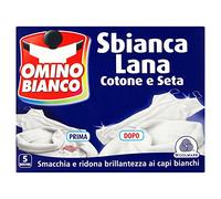 Omino Bianco - Blanco Lana, algodón y seda, polvo - 100 g - [paquete de 24]