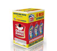 Omino Bianco - Detergente líquido Color+, específico para prendas de color, tecnología que protege los colores y atrapa el gris, 120 lavados, 2000 ml x 3 paquetes