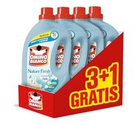 Omino Bianco Detergente líquido nature fresh 45 dosis, caja 3+1 gratis, 7200 ml