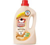 Omino Bianco Detergente líquido para lavadora, 50 lavados, 2000 ml | Limpia a fondo la ropa y elimina las manchas, perfume fresco con esencia de Marsella, respeta los colores y los tejidos
