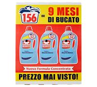 Omino Bianco Detergente líquido para lavadora, aroma fresco con esencia de almizcle blanco, 156 lavados, 2600 ml x 3 paquetes