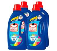 Omino Bianco - Detergente líquido para lavadora Color+, específico para prendas de color, tecnología que salva los colores y atrapa el gris, 35 lavados, 1400 ml x 4 botellas