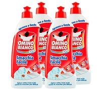 Omino Bianco - Pretratante quitamanchas fácil, quitamanchas para ropa, delicado con tejidos, para prendas oscuras y de color, 500 ml x 4 unidades