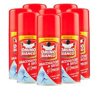 Omino Bianco - Quitamanchas en seco expess - Acción inmediata, sin halos - 8 botellas x 125 ml