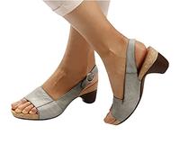 OMIREL Chanclas Mujer Moda Ortopedicas Comodas Soporte del Arco Chancletas con Cierre de Hebilla Mules Plataforma Moda Sandalia de Cuña Cómodos Zapatillas Sandalias de Vestir,Plata,US10/EU41