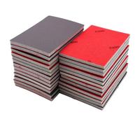 OMJMYY 26 Piezas Esponjas de Lijado,Bloque de Lija de Grano,180-4000 Bloques Esponja de Lijado,Esponja de Lija Húmeda y Seca,Almohadillas de Lijado para Lijado de Paneles de Yeso Metal