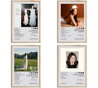 omle Laufey Lot de 4 pósters impresos en alta definición sobre lienzo para salón, dormitorio, aula, decoración de pared sin marco 20,3 x 30,5 cm