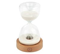 Omm for You - Reloj de arena LED con los 7 colores de chakras, dimensiones aprox. 16 cm x diámetro 9,6 cm, tiempo de funcionamiento de arena 15 minutos, con mando a distancia