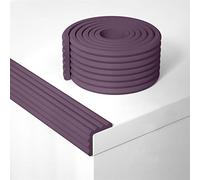 Ommda Protectores Para Esquinas y Bordes Protectores Esquinas Bebes Espuma Protector Bordes Muebles Goma para Bebe Protecciones Borde 4m y 6 Protector de Esquinas Forma de W púrpura