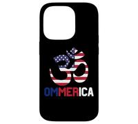Ommerica OM Yoga Bandera Americana 4 de Julio Yogi Yogini Carcasa para iPhone 14 Pro