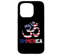 Ommerica OM Yoga Bandera Americana 4 de Julio Yogi Yogini Carcasa para iPhone 15 Pro