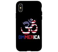 Ommerica OM Yoga Bandera Americana 4 de Julio Yogi Yogini Carcasa para iPhone X/XS