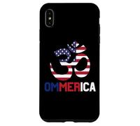Ommerica OM Yoga Bandera Americana 4 de Julio Yogi Yogini Carcasa para iPhone XS MAX