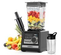 OMMO 2L Batidora de Vaso, 1800W Batidora Smoothies con 9 Controles de Velocidad para Hielo Roto, Batidos, Bebidas y Frutas Congeladas, Sin BPA