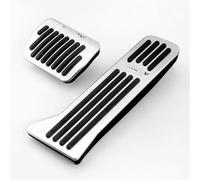 OMNHGD Accesorios Repuesto duraderos Tapas De Pedales para Pedales De Coche, Acelerador, Freno, Reposapiés, Cubierta para Mazda 2, 6, GJ, CX-5, CX5, KE, KF, CX8, CX9, 14-23(AT Silve)
