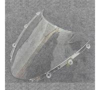 OMNHGD Parabrisas De Motocicleta De Doble Burbuja, Parabrisas Delantero para CBR1000RR CBR 1000RR 2004 2005 2006 2007(Transparent)
