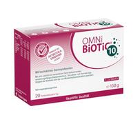 OMNi BiOTiC 10 | Antibióticos Complementar la microflora intestinal | Recomendado desde el primer día de terapia con antibióticos | Polvo | Para uso diario | Con inulina | Vegano | Sin gluten | 20