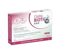 OMNi BiOTiC 10AAD | 10 Bolsas de 5g | Recomendado durante y después de la terapia antibiótica | Para el equilibrio de la flora intestinal | Polvo | Con 10 cepas probióticas | VEGANO | Sin OGM |