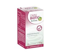 OMNi BiOTiC Activo | Frasco de vidrio | 30 Dosis (60g) | Probiótico |11 cepas bacterianas | 5 mil millones de bacterias por dosis diaria | Polvo | Sin gluten | Sin lactosa | Para uso diario