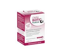 OMNi BiOTiC PANDA Gotas, 28 porciones, 4 cepas bacterianas, 3 mil millones de gérmenes por dosis diaria, sin gluten, sin lactosa, para uso diario, especialmente desarrollado para bebés, 8 ml
