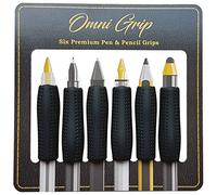 Omni Grip: Un agarre ergonómico para bolígrafos, lápices y plumas cómodo para escribir a mano para adultos y profesionales de negocios, 6 unidades (bolígrafos/lápices no incluidos).