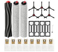 Omni S1 Pro /S1 Kit de piezas de repuesto para aspiradora robot Eufy S1 | Incluye 1 cepillo principal, 2 rodillos de fregona, 6 cepillos laterales, 4 filtros HEPA, 8 bolsas de polvo y 1 herramienta