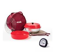 OMNIA - Pack de horno y bolsa + 2 manoplas + rejilla + molde de silicona + termómetro multifunción