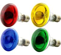 OmniaLaser OL-KIT4COLOR60 Kit de 4 Bombillas de Colores incandescentes Tipo Spot, E27, 60 W.