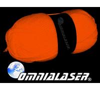 OmniaLaser ol-uvwoolorange lana Reactivo al luces de Wood, UV, Glow Party ovillo neón, naranja