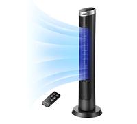 OmniBreeze Ventilador digital de torre eléctrico, con control remoto, visualización LED, ventiladores de piso sin aspas de pie y silenciosos 36/40 pulgadas, uso en interiores (40inch), DC2219/2220