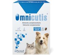 Omnicutis Hifarmax - Suplemento con Vitaminas, Zinc y Omega 3 para Perros y Gatos | Anticaída de Pelo, Alivio de Picor, Cuidado de la Piel y Pelo Brillante | Vitaminas para Perros y Gatos | 150 Perlas