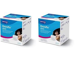 Omnifix Elastic: el Esparadrapo de Gran Tolerancia Cutánea para la Completa Cobertura y Fijación de Vendajes; 5mx5cm (Paquete de 2)