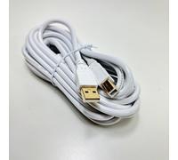 OMNIHIL Cable USB 2.0 de alta velocidad de 15 pies de largo compatible con HP Envy Pro 6452